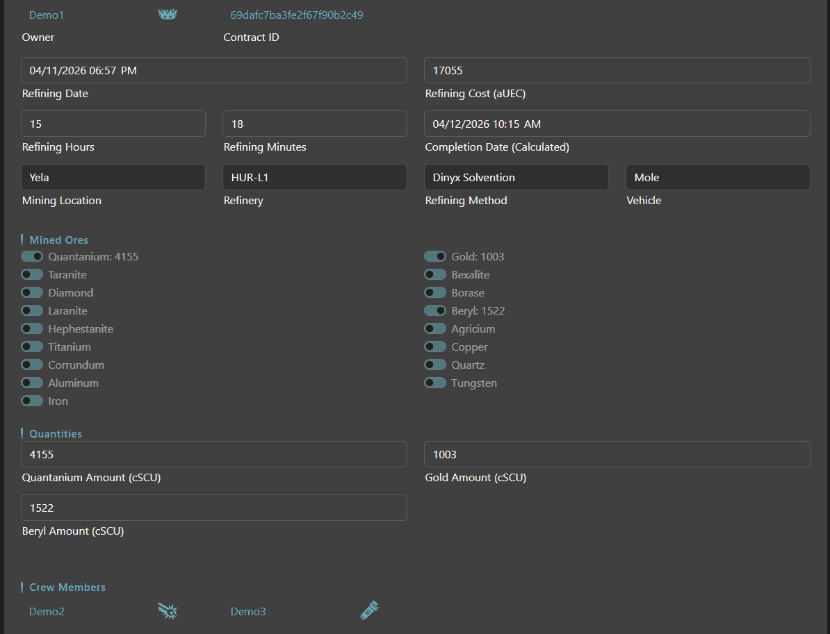 New Mining Contract Step2